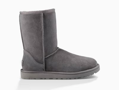 UGG Classic Short II Womens Boots Grey - AU 542WY